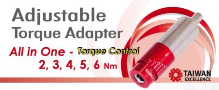 Adapter Torsi yang Dapat Diatur - Adapter torsi yang dapat disesuaikan dari 1 hingga 6Nm